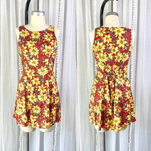Vintage 90s My Michelle Floral mini dress